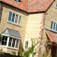 cream casement windows