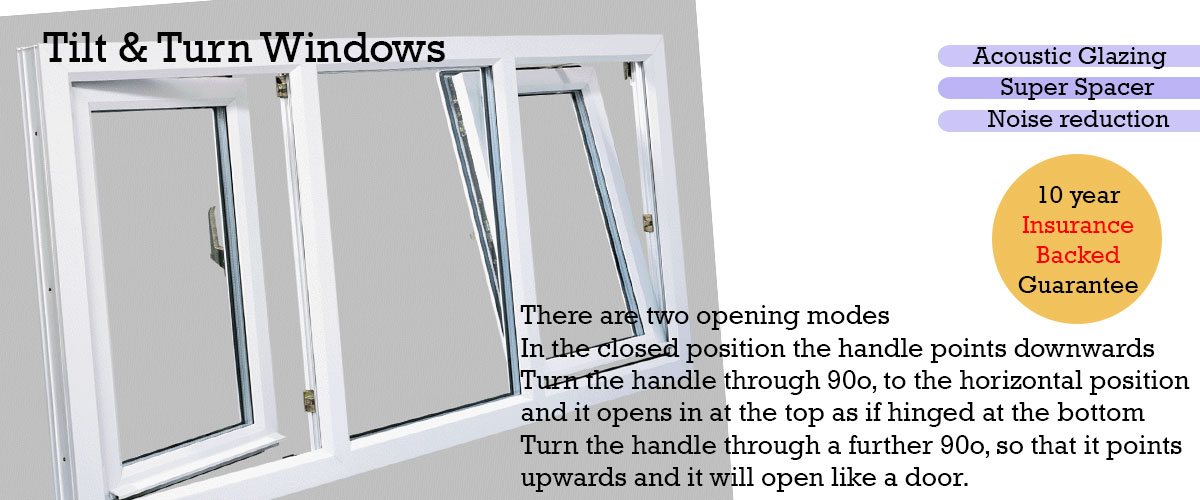 upvc tilt and turn window